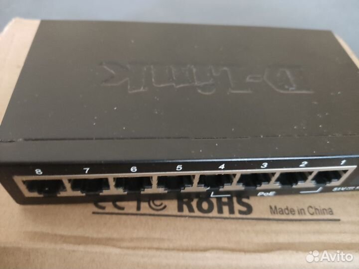 Коммутатор 8 poe