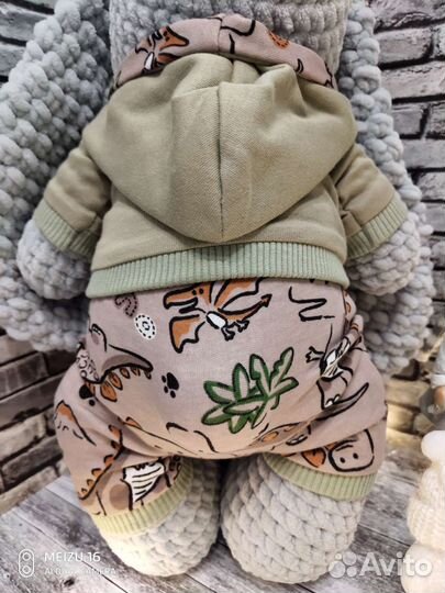 Плюшевый заяц ручной работы