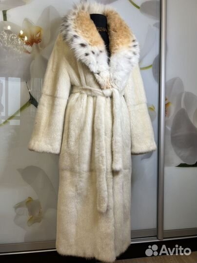 Норковая шуба с рысью