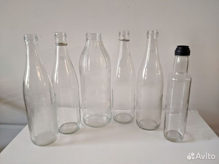 Бутылка стеклянная