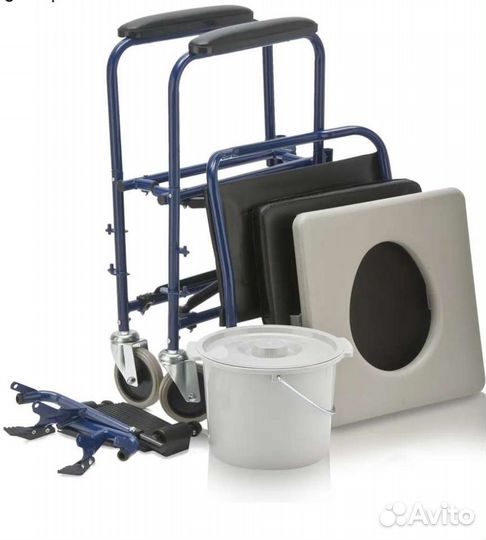 Кресло-коляска с санитарным оснащением Armed