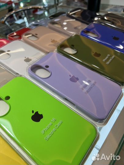 Силиконовые чехлы для iPhone 16