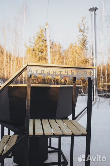 Банный чан из металла