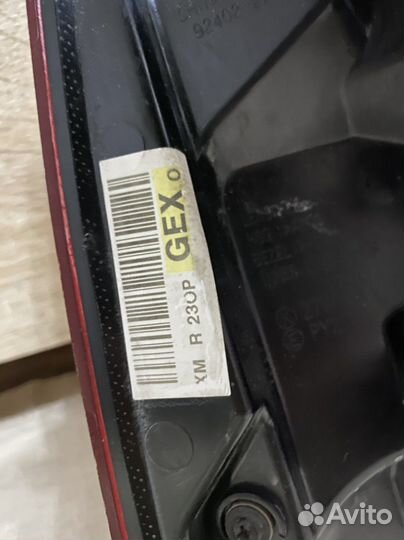 Фонарь Kia Sorento 2 XM правый(оригинал)