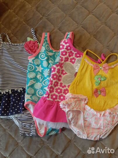Купальники для девочки 4 шт