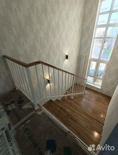 Лестница на металлокаркасе / изготовление лестниц