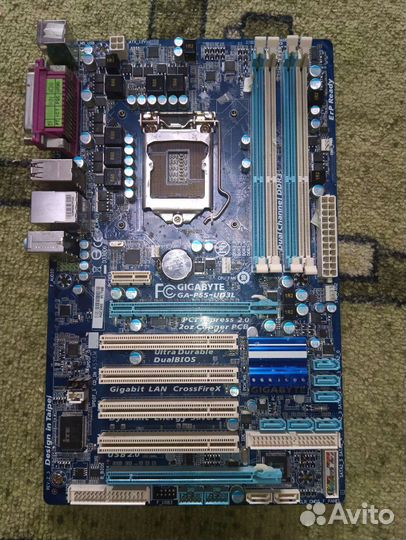 Мат плата с процессором i3 550 +4gb озу + кулер