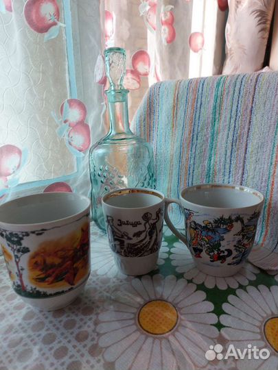 Кружки и графин СССР
