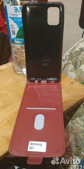 Чехол-книжка для Samsung А-51 экокожа