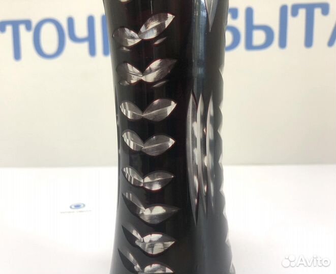 Ваза Для Цветов Цветной Хрусталь ГДР