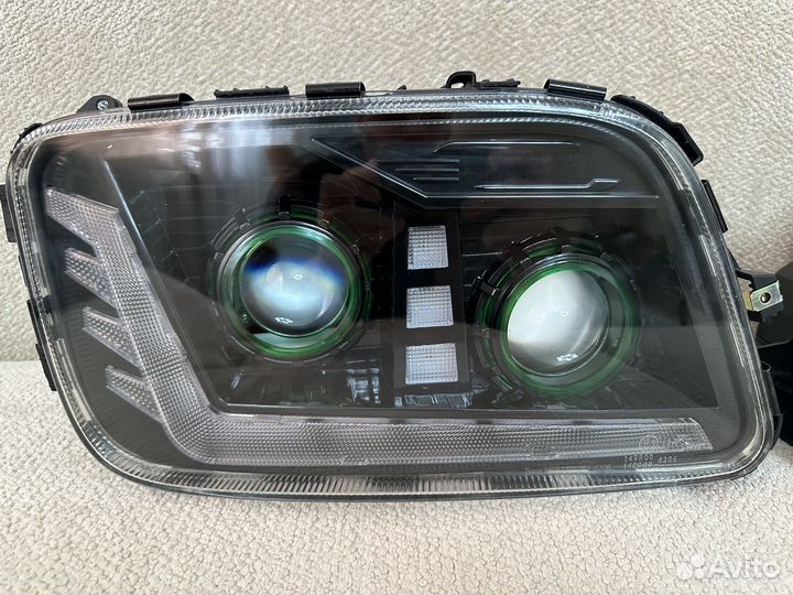 Фары BI LED линзовые MB Actros MP3