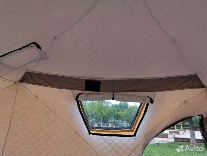 Палатка куб 4х слойная 240х240х220 + пол