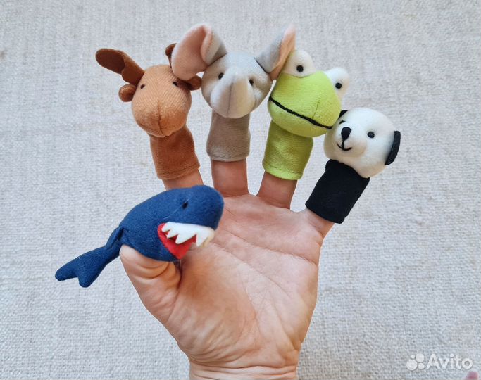 Пальчиковый театр IKEA 10 игрушек