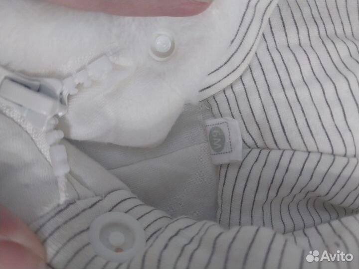 Комбинезон плюшевый для малыша 6 мес