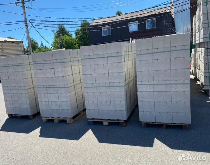 Пеплоблок М35 390х190х190