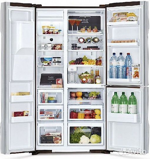 Холодильник side-by-side hitachi r-m702 gpu2x mbw