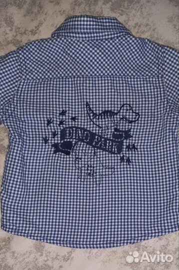 Рубашка на мальчика 74-80