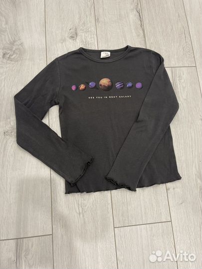 Лонгслив для девочки Zara размер 134