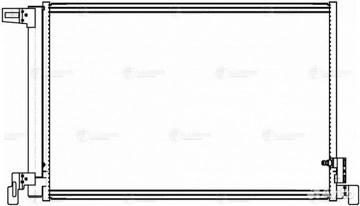 Радиатор кондиционера Ауди Q7 15