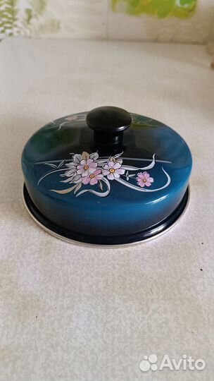 Эмалированная масленка