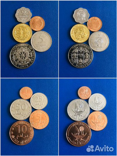 Наборы монет Азии и Ближнего Востока