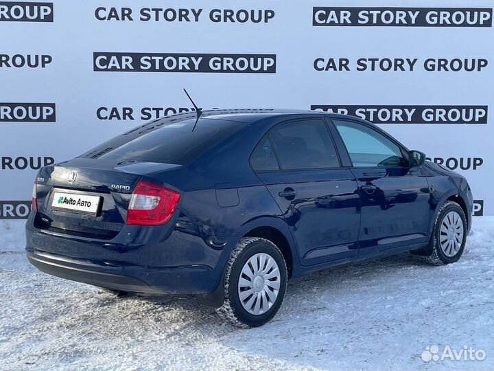 Skoda Rapid 1.6 МТ, 2014, 206 000 км