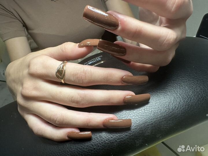 Наращивание ногтей, гель лак, наращивание ресниц