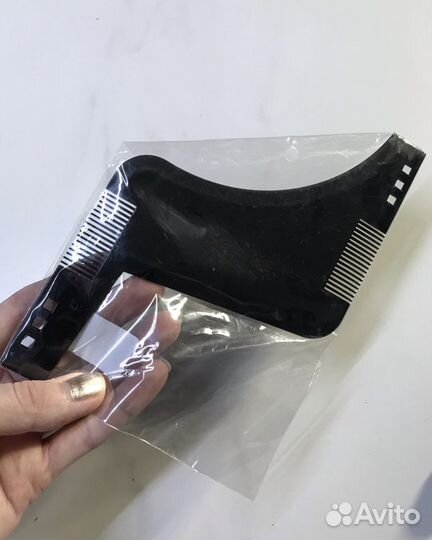 Шаблон для бороды трафарет расческа мужская усы