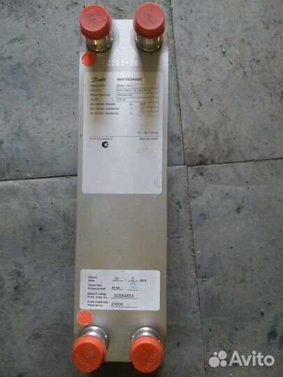 Теплообменник паяный пластинчатый Danfoss xb30