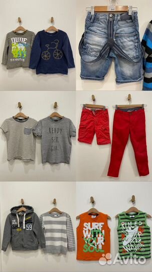 Пакет вещей для мальчика H&M, Next и др. 104-116