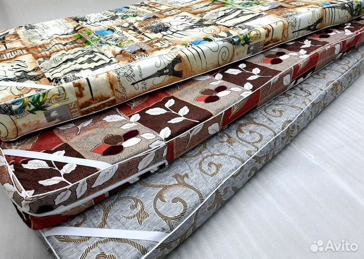 Матрас тонкий на диван, топпер на кровать 5 см