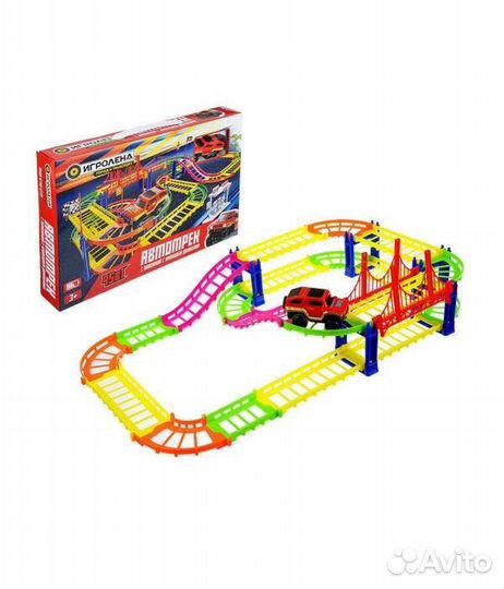 Конструктор дороги с машинками Flash track