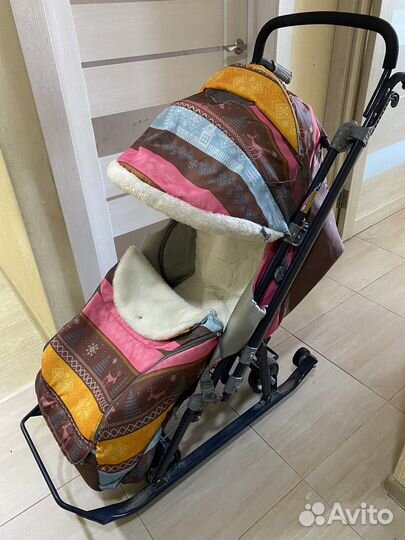 Коляска санки