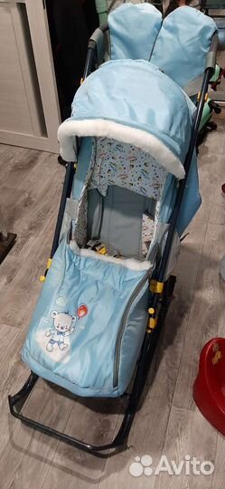 Коляска санки