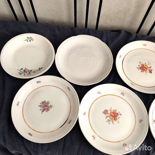 Винтаж:блюда Чайка Kahla фарфор