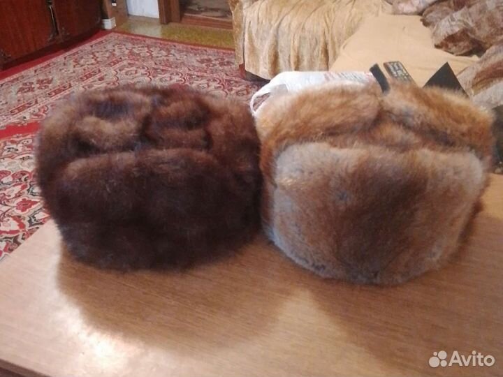 Норковая шапка мужская