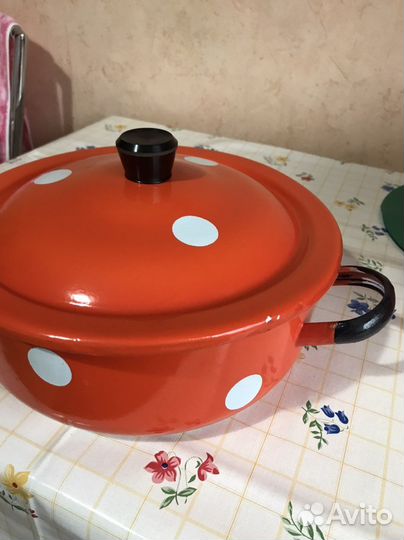 Набор кастрюль эмалированных СССР