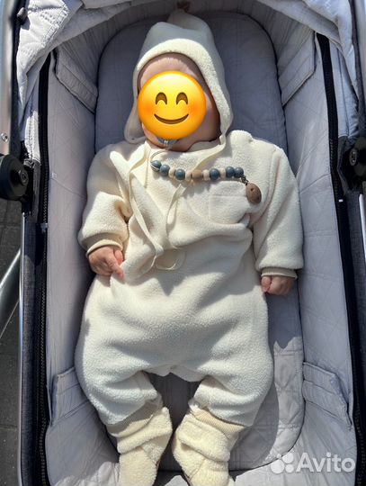 Комплект комбинезон+шапочка+пинетки