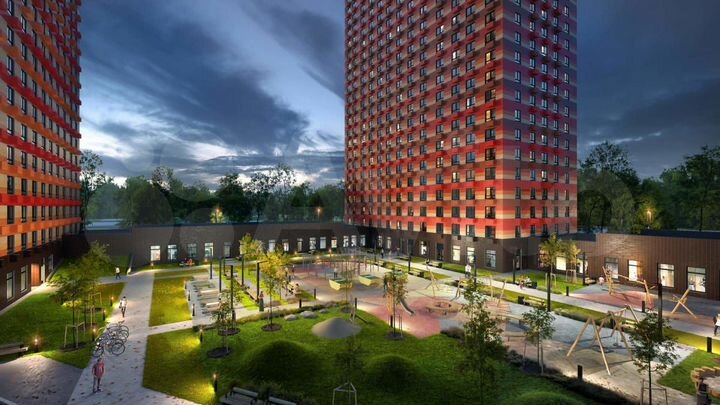 Своб. планировка, 48,8 м², 31/33 эт.