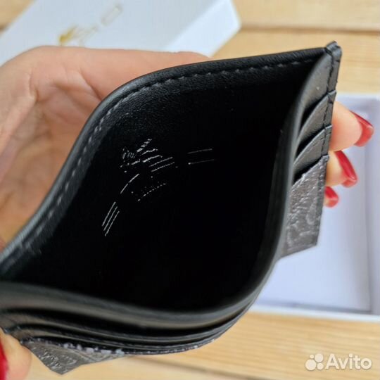 Кардхолдер женский Etro канва натуральная кожа