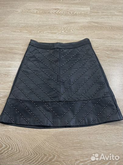 Кожаная юбка