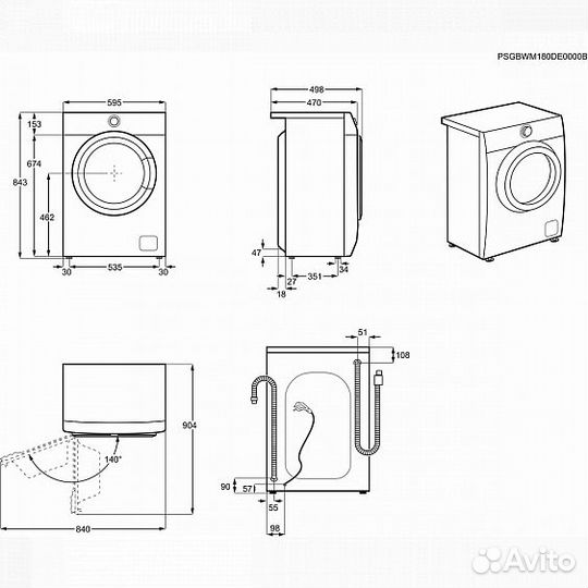 Стиральная машина electrolux EW6S3R07SI