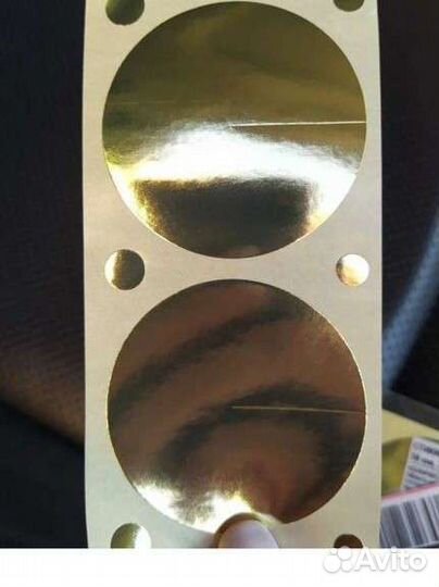 Стикини, фольгированная наклейка с родинками