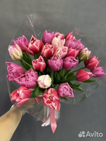 Тюльпаны пионовидные оптом и в розницу