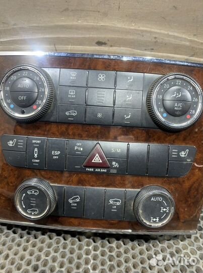 Блок управления климатом Mercedes W164 ML GL