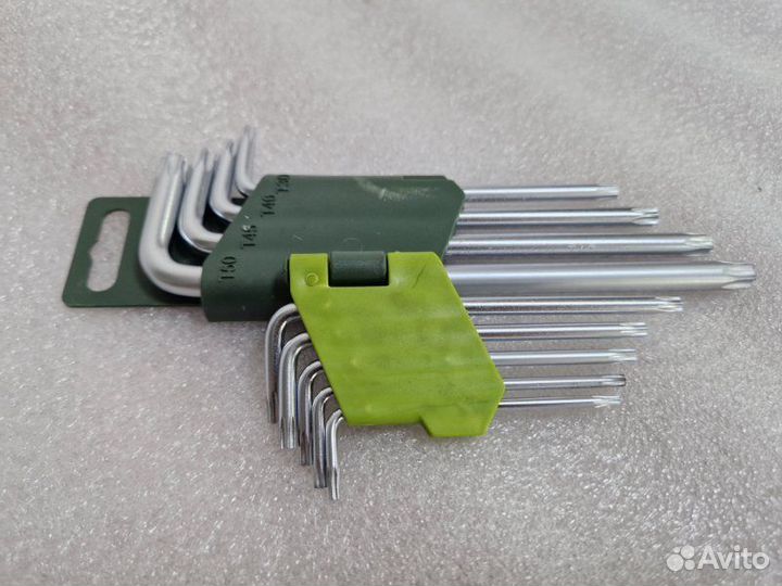 Набор ключей угловых torx 9 шт