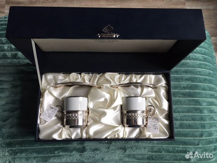 Кофейный набор из серебра