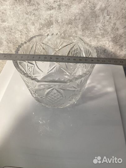 Ваза хрустальная СССР
