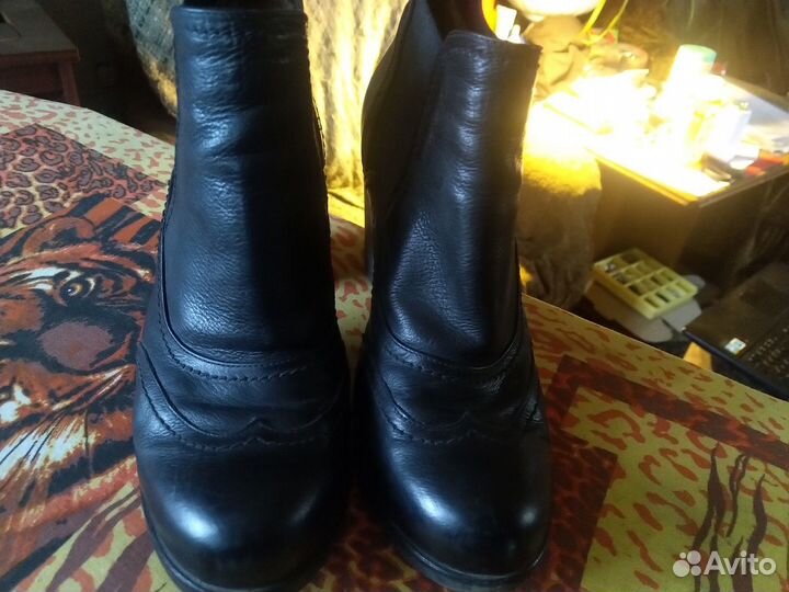 Ботильоны натуральная кожа 38-39