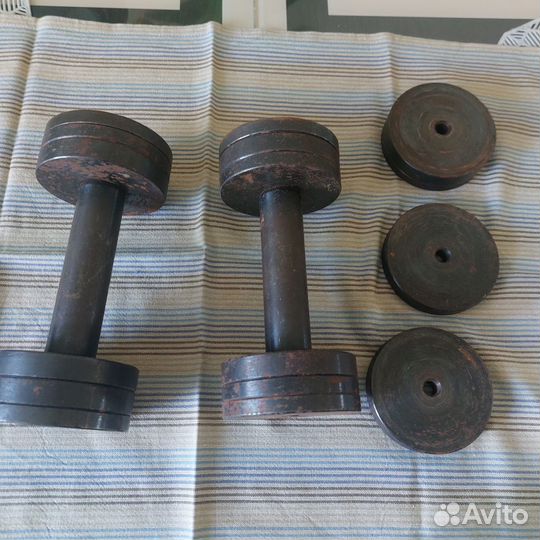 Гантели разборные 4,5 кг СССР